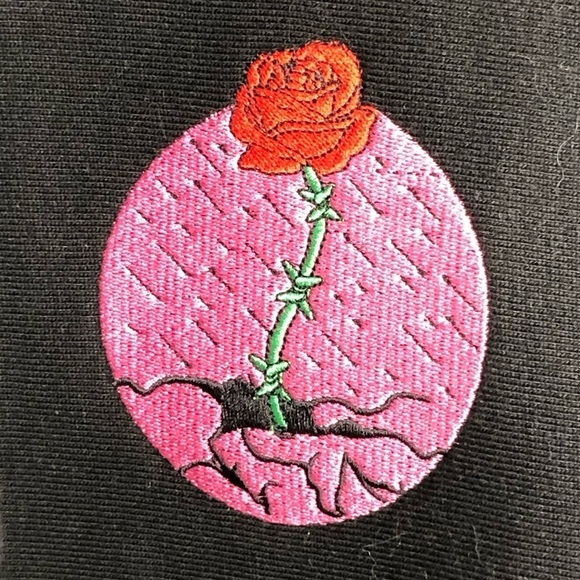 DREAM, black graphic hoodie - Picture 3 of 10